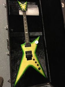 Dean Stealth Dimebag Darrell Signature Lime Green