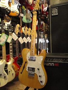 Fender Japan TN72 Semi Hollow Natural Made in Japan MIJ Used Guitar #g1495