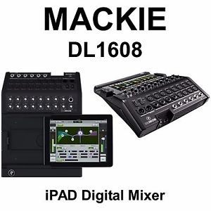 MACKIE DL1608 iOS Lightning Connector and Live Wireless Access Digital Mixer