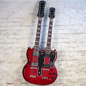 Epiphone Limited Edition G-1275 Double Neck 2011 Flamed Maple MIK W/ OHSC