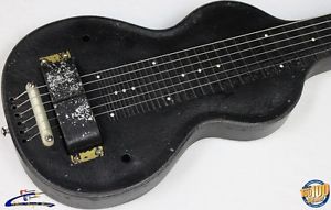 Vintage 30s-40s Rickenbacker Electro Model 59 Lap Steel w/ Org Case Black #27182