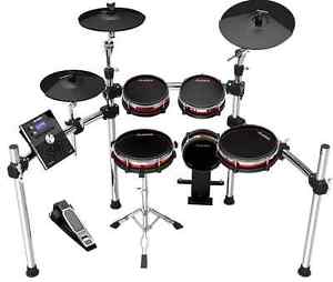 Alesis Crimson Electronic 5-Piece Drum Kit with Mesh Heads Pro Audio MIDI USB