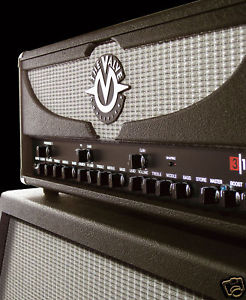 The Valve Amplifier 100W 3x Channel Handmade Tube Amp Head BLACK with Silver