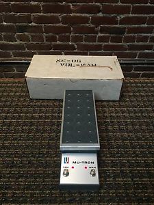 Rare Vintage Musitronics Mu-Tron C200 Volume Wah Pedal In BOX! Bi phase control