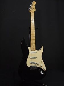 Fender USA American Standard Stratocaster BLK Used Guitar Free Shipping #g1513