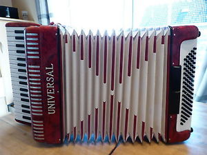 Italy Universal Akkordeon 80 Bass Acordeon Accordion fisarmonica , guten Zustand
