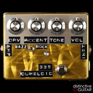 NEW SHIN'S MUSIC DUMBLOID 335 HANDMADE DUMBLE OVERDRIVE PEDAL GOLD SCRATCH