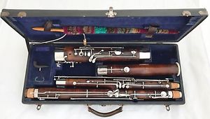 Heckel Biebrich No.5264 German Bassoon, Orig.Case, C2 Bocal - complete restored