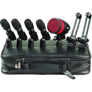 Heil Sound HDK-5 5-Piece Drum Microphone Kit HDK5 Drum Mics PR48 Handi-Mic Pro