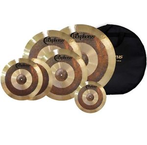 Bosphorus Antique Série Cymbales Lot 20"/18"/16"/14" + 10" Splash + Cymbale Bag