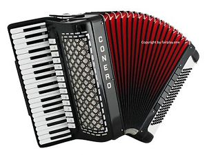 Akkordeon Conero  41/120/5/5 mit 15 Klangfarben, Made in Italy