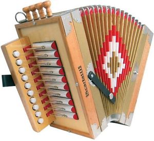 Scarlatti GR42008 Cajun Fisarmonica Diatonica in Do, Naturale