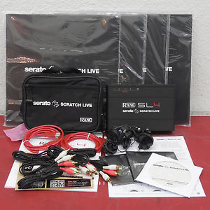 Rane SL4 Serato Scratch Live Interface Software DJ System SL 4 Deck MINT