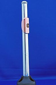 Flute head joint by Andrew Oxley sold silver with 9ct gold lip plate & riser