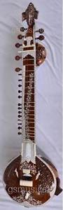 GANESH SURBAHAR BASS SITAR WITH FIBERGLASS CASE GSM024