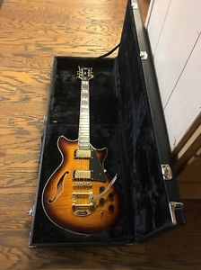 ESP LTD Xtone PC2V Electric Vintage Sunburst Hollow Guitar- GORGEOUS