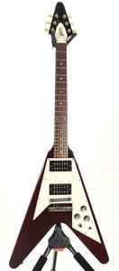 Gibson USA Flying V 67 Cherry Electric Guitar W/HardCase Used #U431