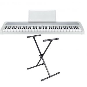 Pack Korg B1 blanc - Piano numérique 88 notes + Stand en X