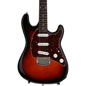 Ernie Ball Music Man Cutlass Guitar, Vintage Sunburst, Rosewood Board