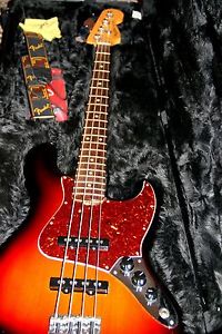 2015 Fender American Standard Jazz Electric Bass Guitar.
