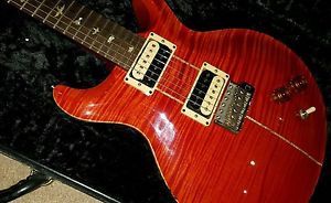 PRS SANTANA 2 2003 RED WITH BRAZILIAN FINGERBOARD AND LEATHER CASE