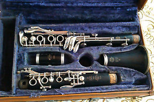 B CLARINET FULL BOEHM SYSTEM HENRY SELMER PARIS DEPOSE SERIES 10S