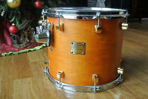Yamaha Maple Custom 14x12 Floor Tom Drum Vintage Natural Finish -  Mint Cond