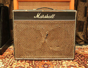 Vintage 1971 Marshall Artiste 50w 2040 JMP 2x12 Amplifier Combo w Reverb & Pedal