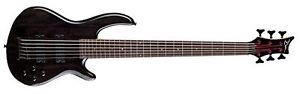 Dean Guitars Dean Edge 6-String Bass, Trans Black