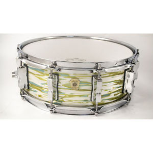 Ludwig 8X14" Legacy Classic Custom Snare, Blue Olive Oyster