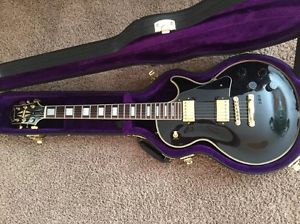 Epiphone Elite Elitist Les Paul Custom Ebony 2004 Gold Hardware MIJ