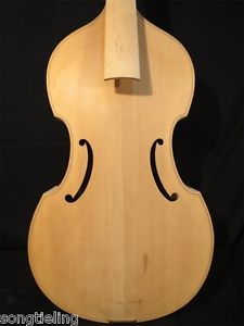 Hand Carved Solid wood unfinished SONG 6 strings 29 1/2" viola da gamba #8487