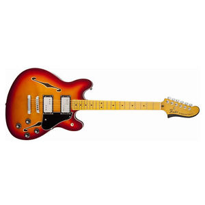 Fender Modern Player Starcaster Semi-Hollowbody Guitar Aged Cherry Burst DEMO