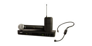 New Shure BLX1288/P31-H9 Dual Wireless Mic System 1 PG58 HH & 1 P31 Headset New