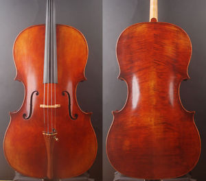 Super spruce!Best "Pietro Giacomo Rogeri" 1717 Copy cello,oil antique