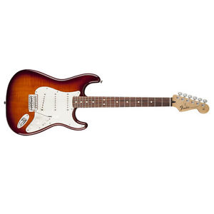 Fender Standard Stratocaster Plus Top Guitar Rosewood Tobacco Sunburst DEMO