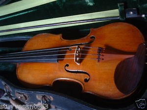 Violin old 4/4 Vuillaume lab. flamed rare French very  good antique