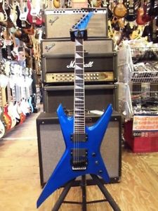 ackson Stars Warrior type Blue Electric Guiter Free Shipping from JAPAN