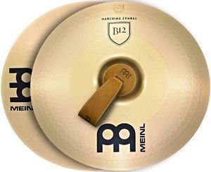 Meinl Cymbals MA-B12-16M - Coppia di piatti da banda, in bronzo, 40,6 cm (16"),