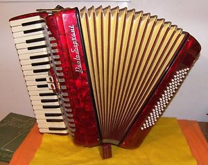 80 Bass Paolo Soprani Accordion With Case - A Rare Model