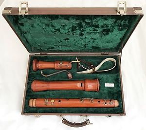 Classica Bass Recorder KUNG - Bubinga Wood Crook blown