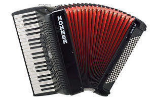 NEW Hohner BR120B-N Bravo III Piano Black Accordion 120 Bass 41 key 3 Reed