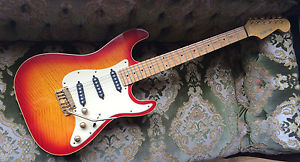 EXTREMELY RARE VINTAGE SCHECTER SUPER STRAT 1980s ALL ORIGINAL WITH HARD CASE