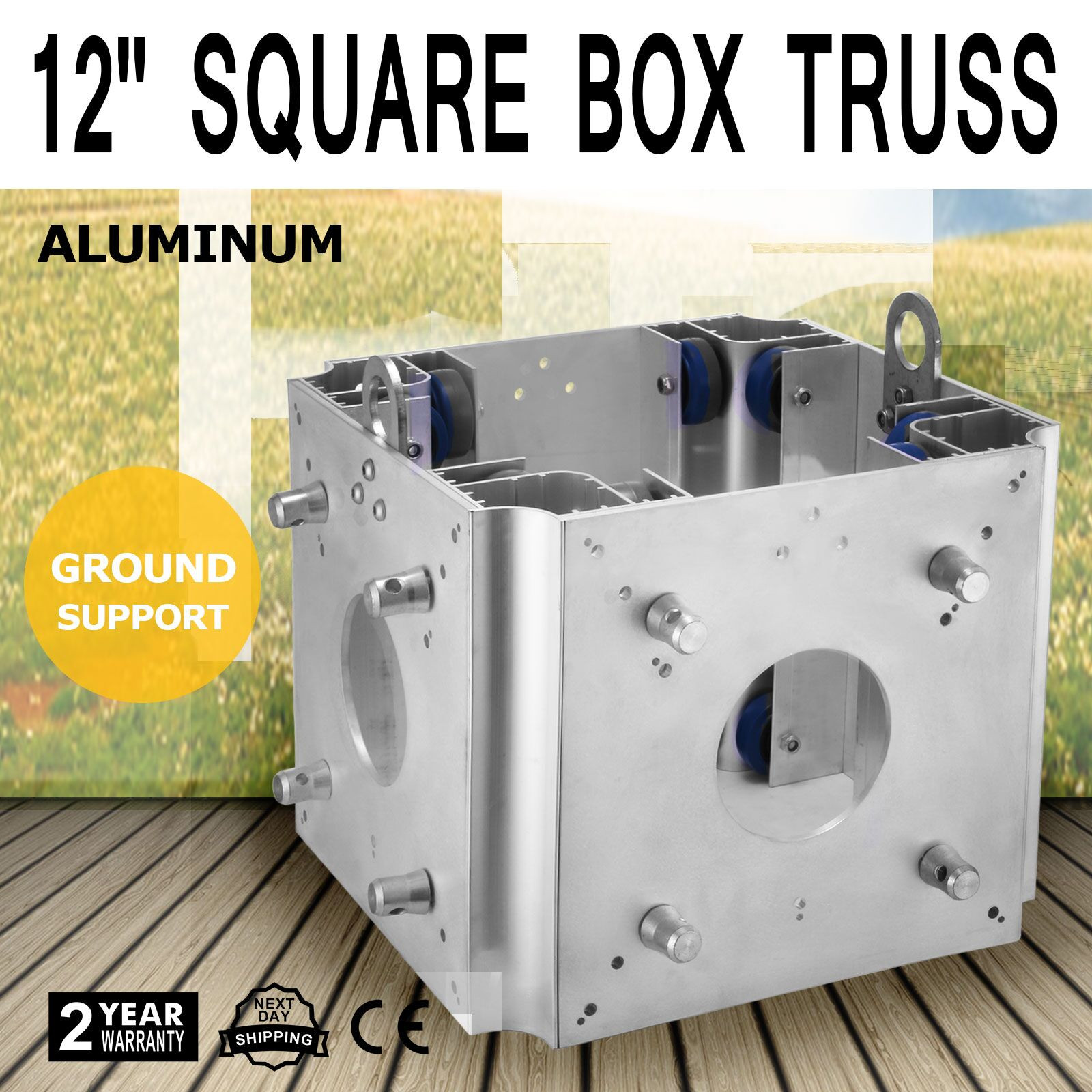12'' Aluminum Square Box Trussing Fits F34 Fits Global Sliver Ground Support