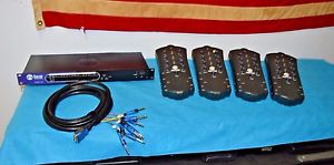 Hear Technologies Hearback Live/Studio 4 Mixers & Hub & cable