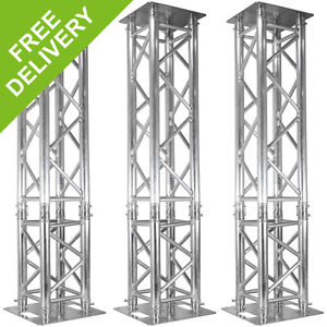 3x Professional DJ Club Lighting Truss Exhibition Stands Disco Light Plinths