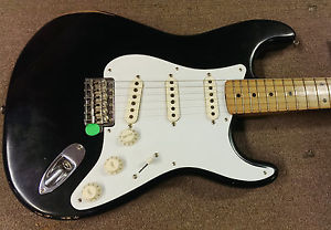 Fender Road Worn '50s Stratocaster, Black, Alder Body, Maple Fingerboard, Relic