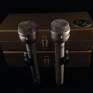 Vintage 1969 Electro-Voice RE15 Microphone Pair (electrovoice, ev)
