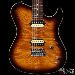 NEW MELANCON CUSTOM ARTIST T BOUTIQUE TELECASTER - BURL MAPLE TOP VINTAGE BURST