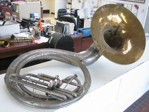 CONN CAVALIER BBb SOUSAPHONE FOR PARTS, REPAIR, or DECORATION